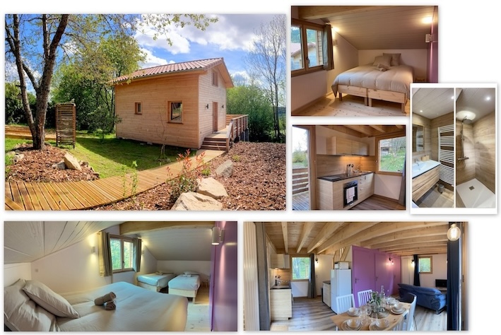 Gites Chambres Dhotes Loire 42 Une grande maison et des chalets en pleine nature