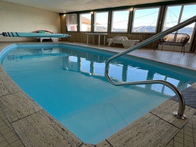 Gites Chambres Dhotes Vosges 88 Maison vue panoramique piscine intérieure 